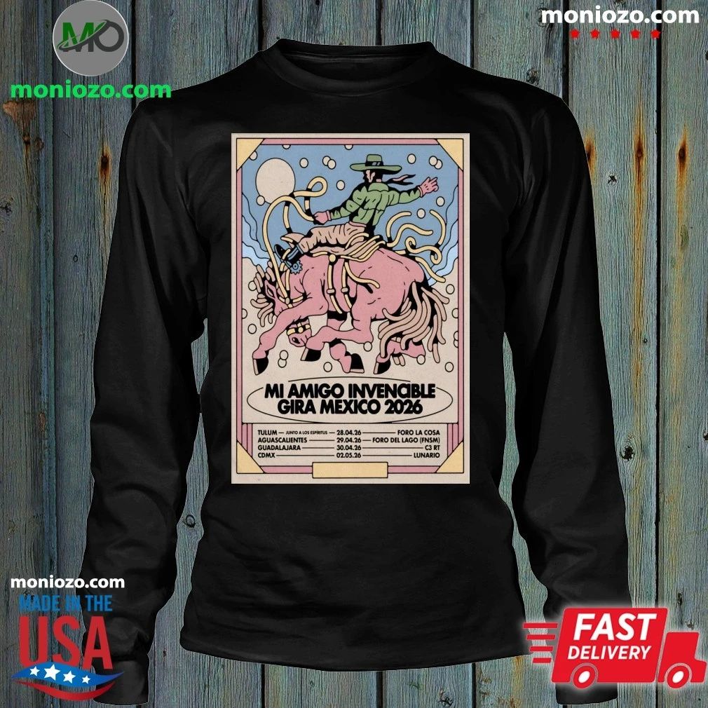 Mi Amigo Invencible 2026 Gia Mexico Tour Poster Shirt