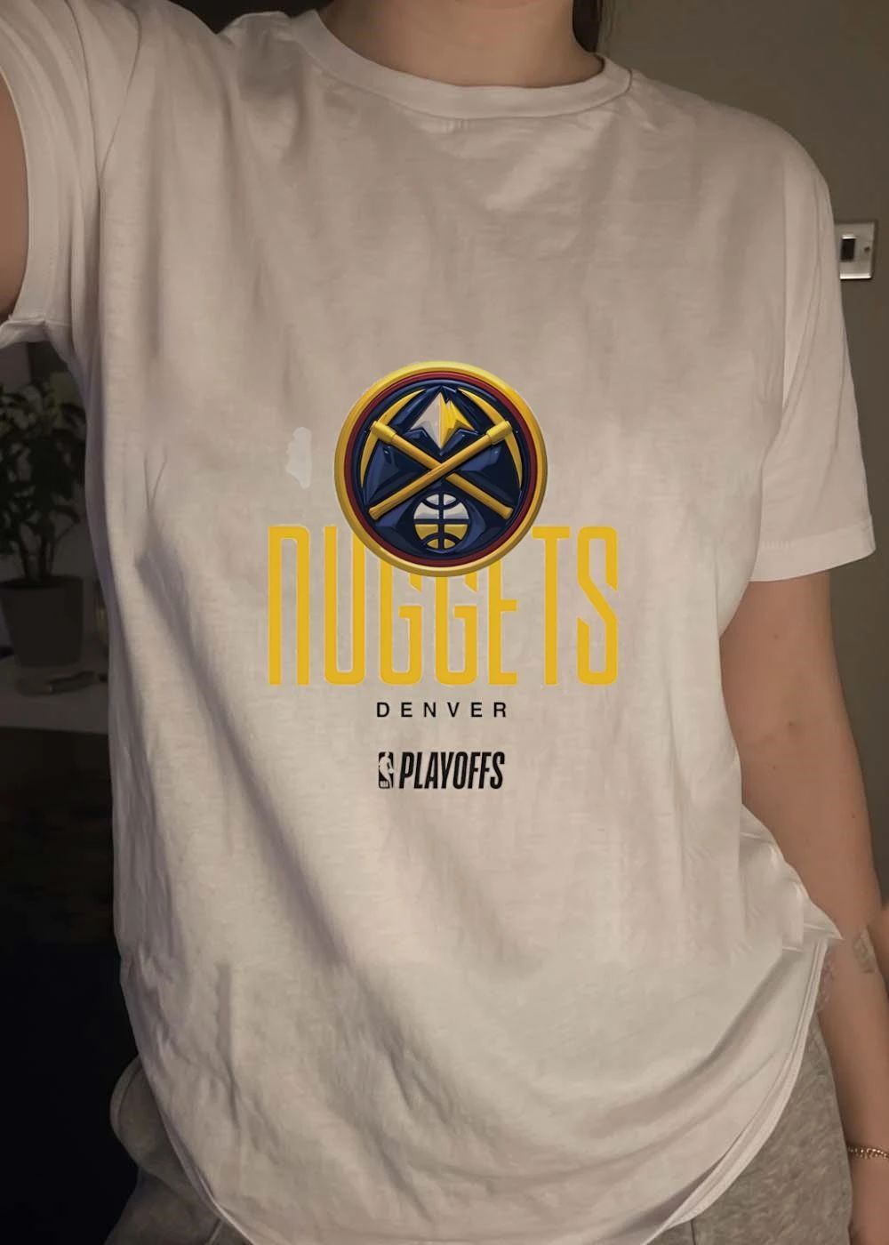 Denver Nuggets NBA Playoffs Logo T-Shirt