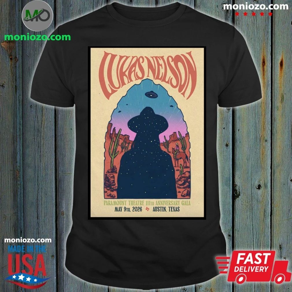 Lukas Nelson May 9 2026, Austin TX Poster Shirt