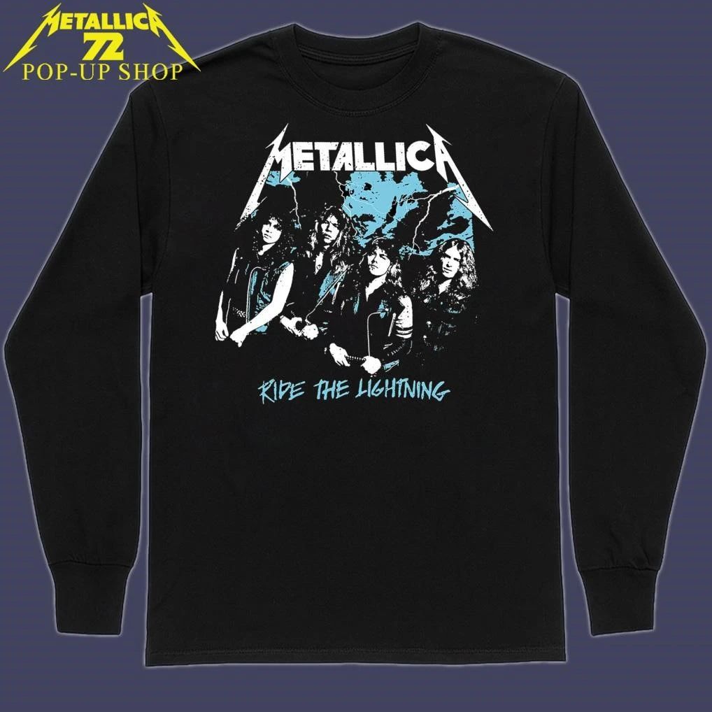 Metallica Band Ride The Lightning Vintage T-Shirt