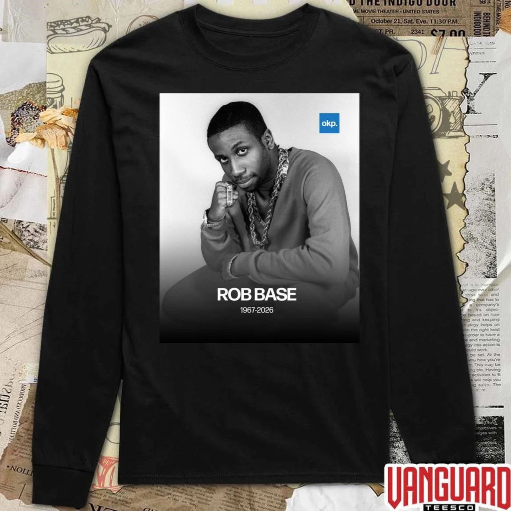 Rest In Peace Hip-hop star Rob Base 1967 – 2026 Poster t-shirt