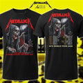 Metallica Pop-Up Merch Glasgow 2026 T-Shirt – M72 UK & EU Tour Dates Back Art Landon Armstrong