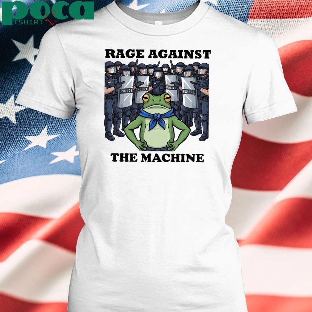 Portland Frog Protest – Rage Against The Machine Anti Fascism Anti Trump T-Shirt