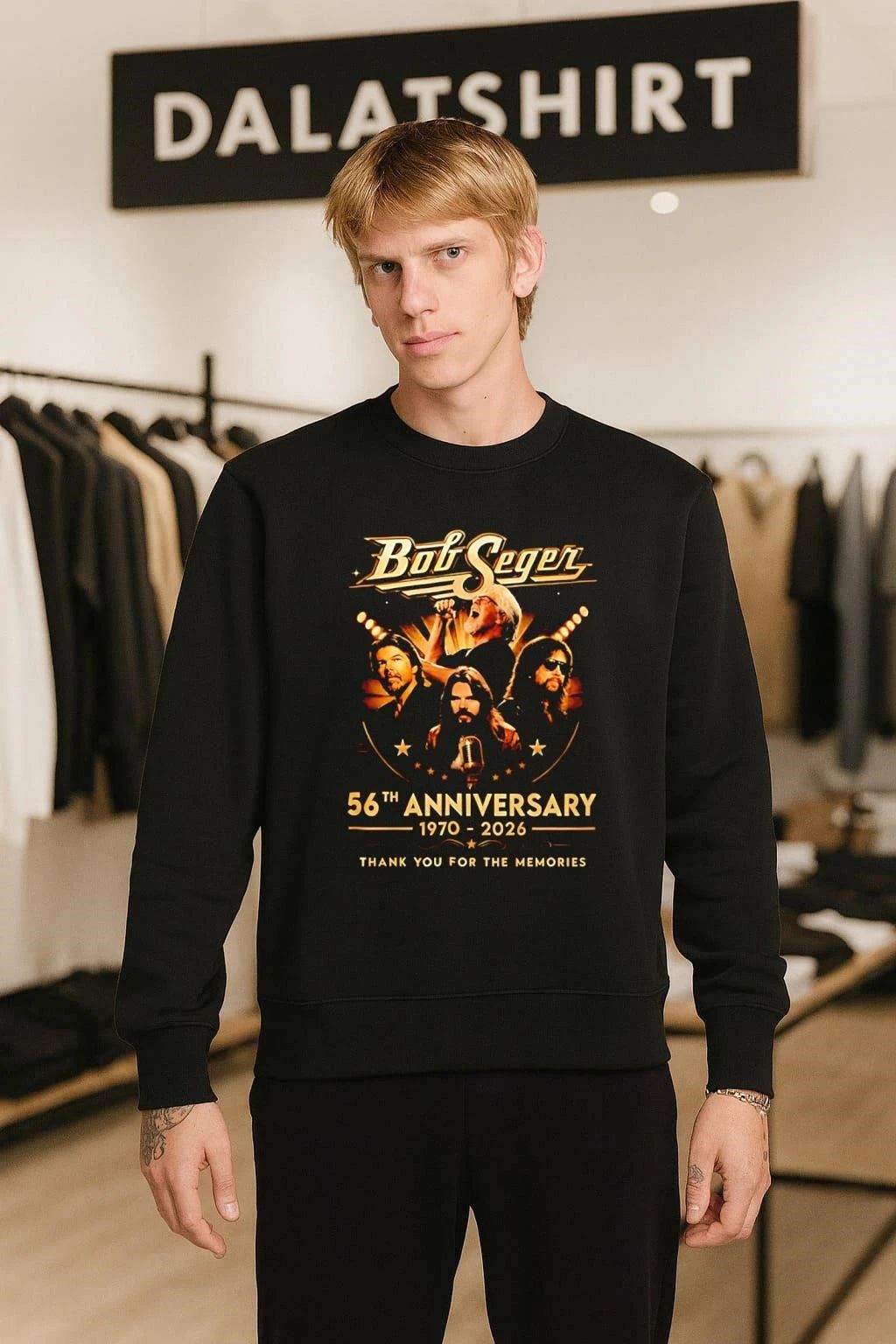 Bob Seger 56th Anniversary 1970 2026 Career Tribute shirt