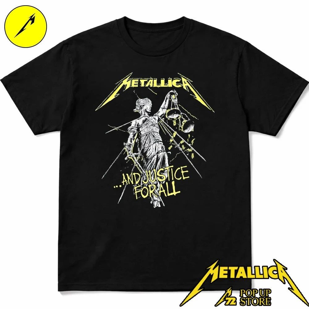 Metallica Pop-Up Shop M72 European World Tour 2026 And Justice For All Shirt