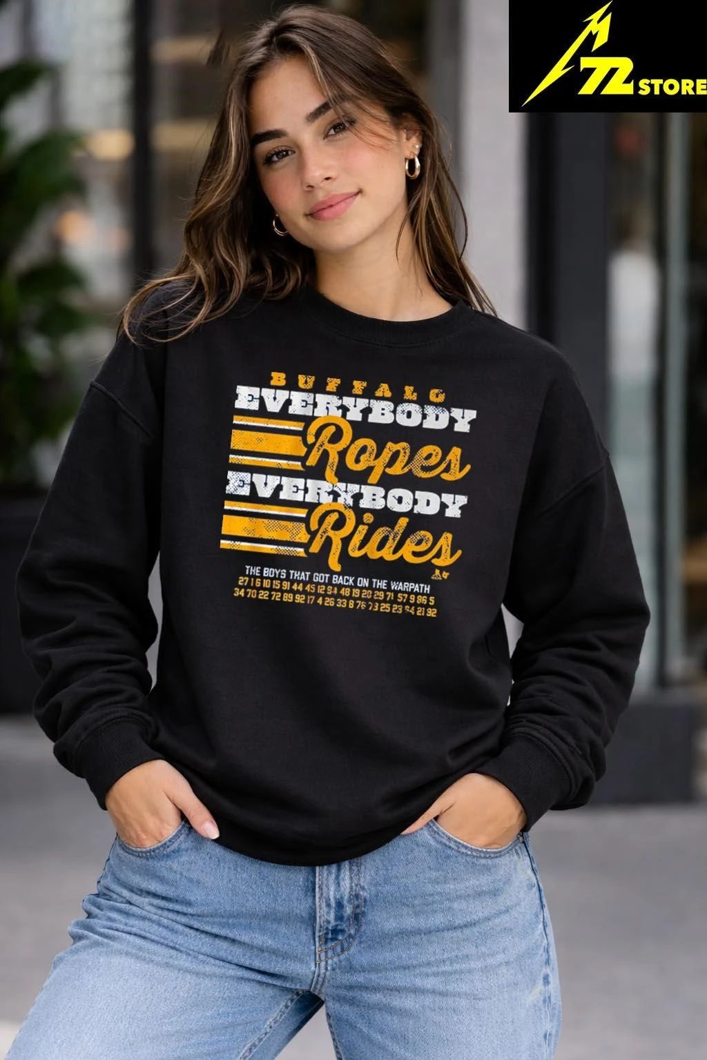 Buffalo Hockey Everybody Ropes Everybody Rides Shirt
