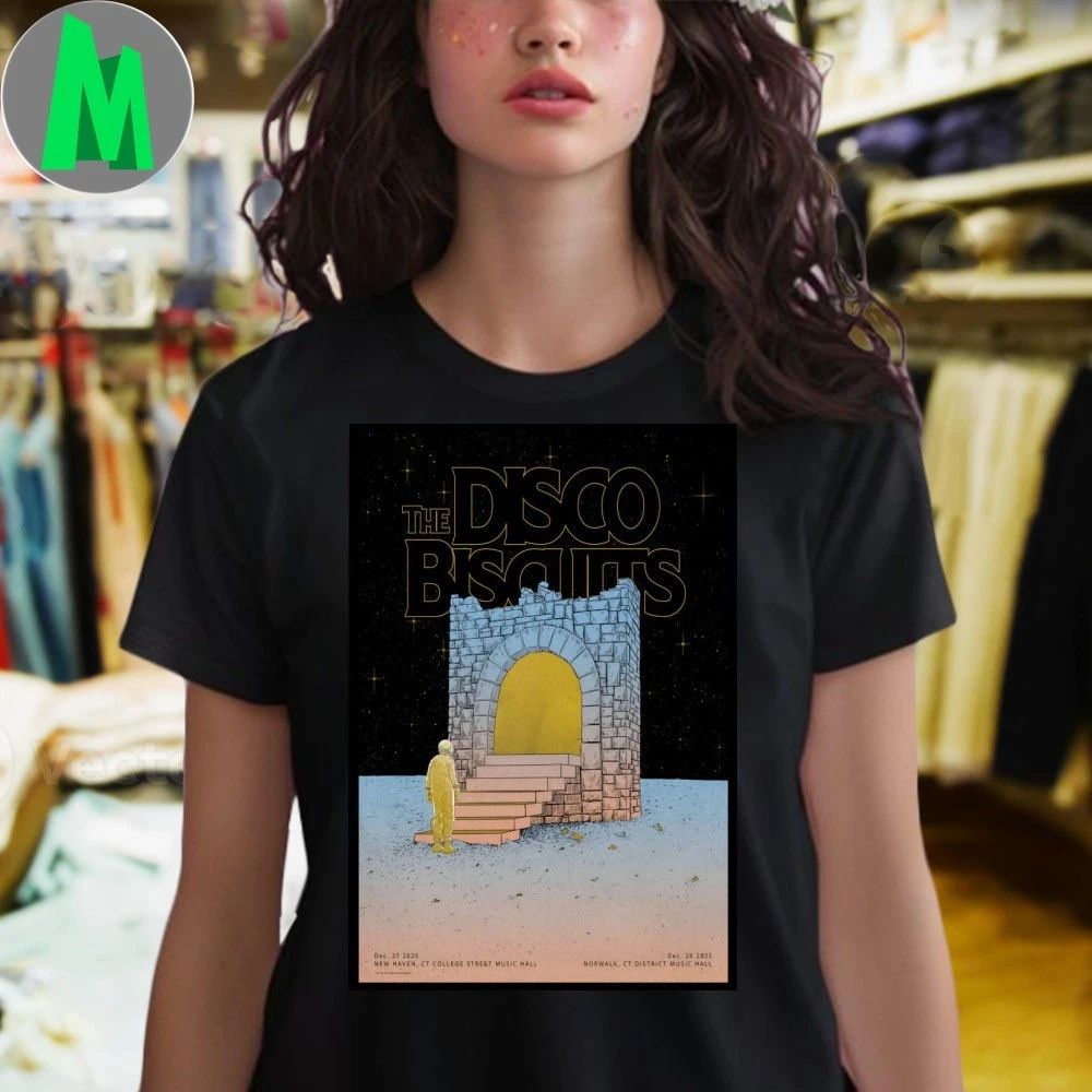 The Disco Biscuits Dec 27 2025 College Street Music Hall in New Haven CT Poster Shirt