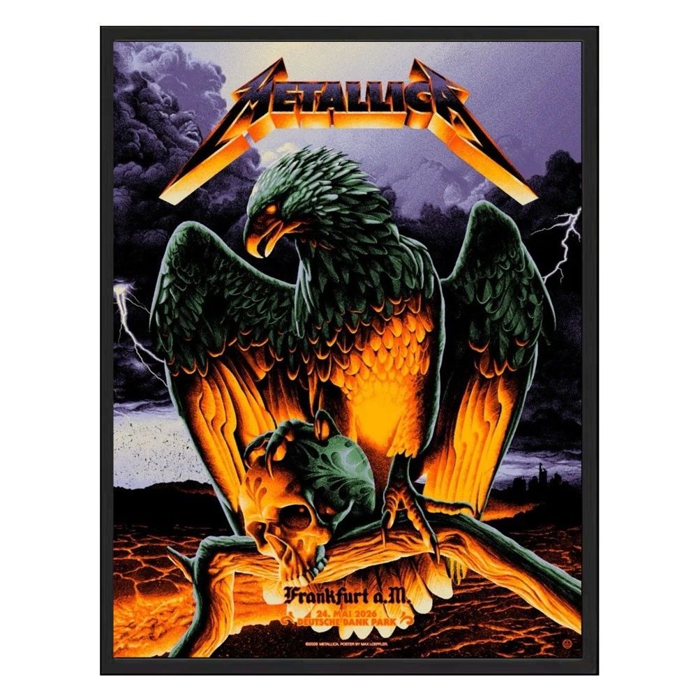 Metallica M72 Frankfurt, Germany May 24, 2026 Deutsche Bank Park Poster By Max Löffler Poster