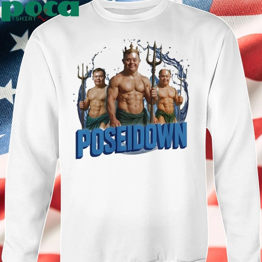 Poseidown Down Syndrome Trident shirt