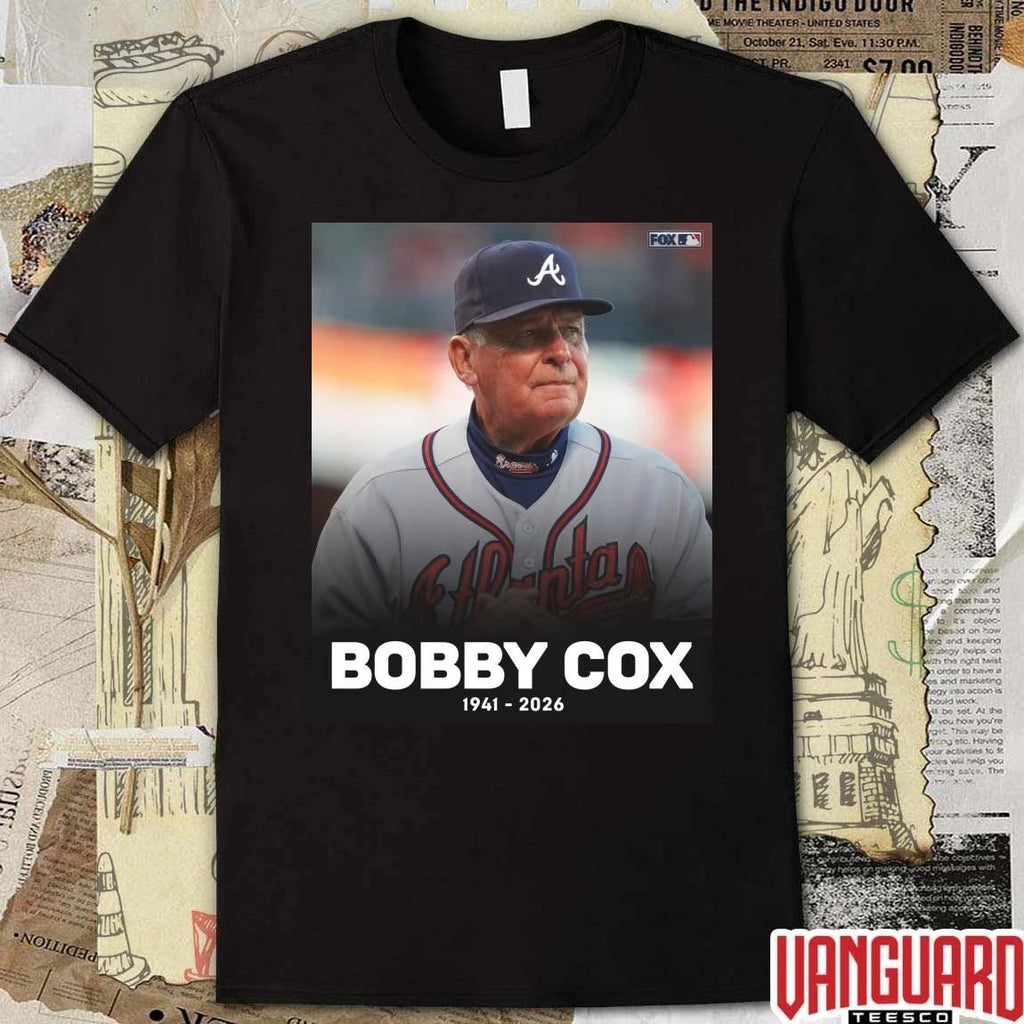 Bobby Cox 1941 – 2026 MLB on FOX t-shirt