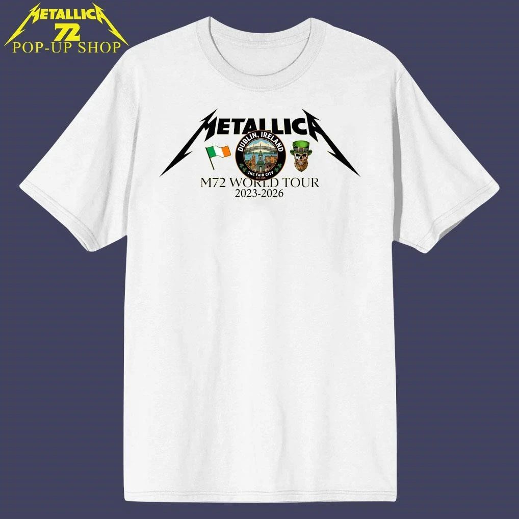 Metallica M72 Dublin, Ireland World Tour 2023-2026 T-Shirt