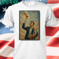 Charlie Kirk Praise Jesus Love Everyone Poster shirt