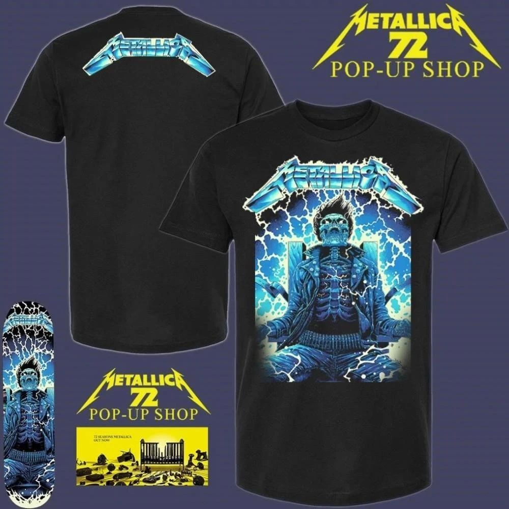 Metallica Ride The Lightning M72 World Tour 2025 By Luke Preece T-Shirt