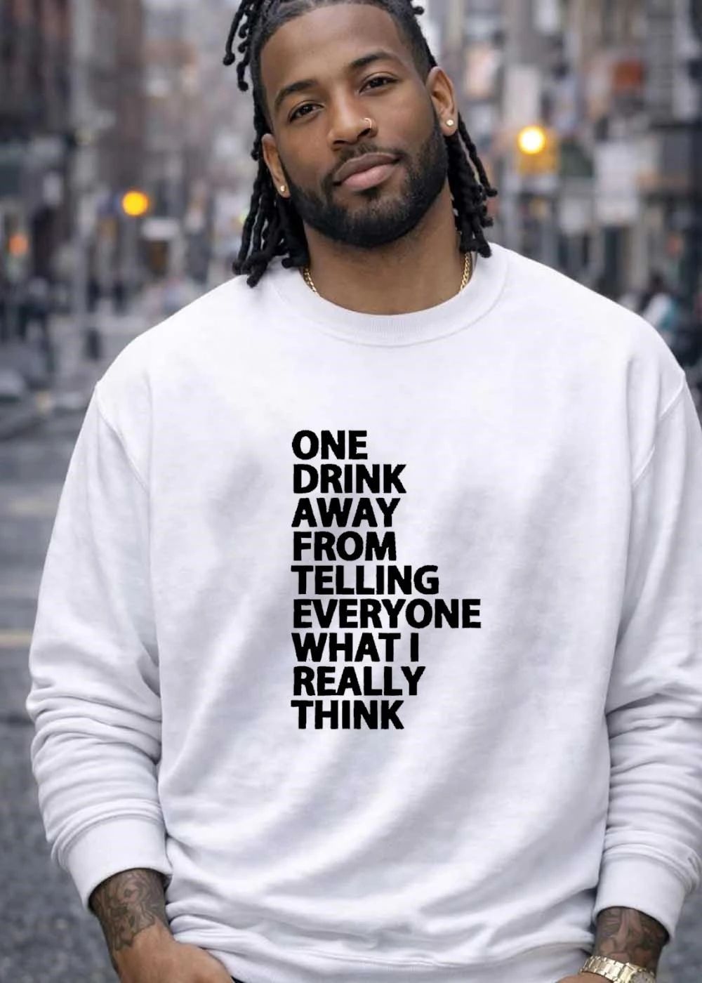 One Drink Away from Telling Everyone What I Really Think Quote shirt