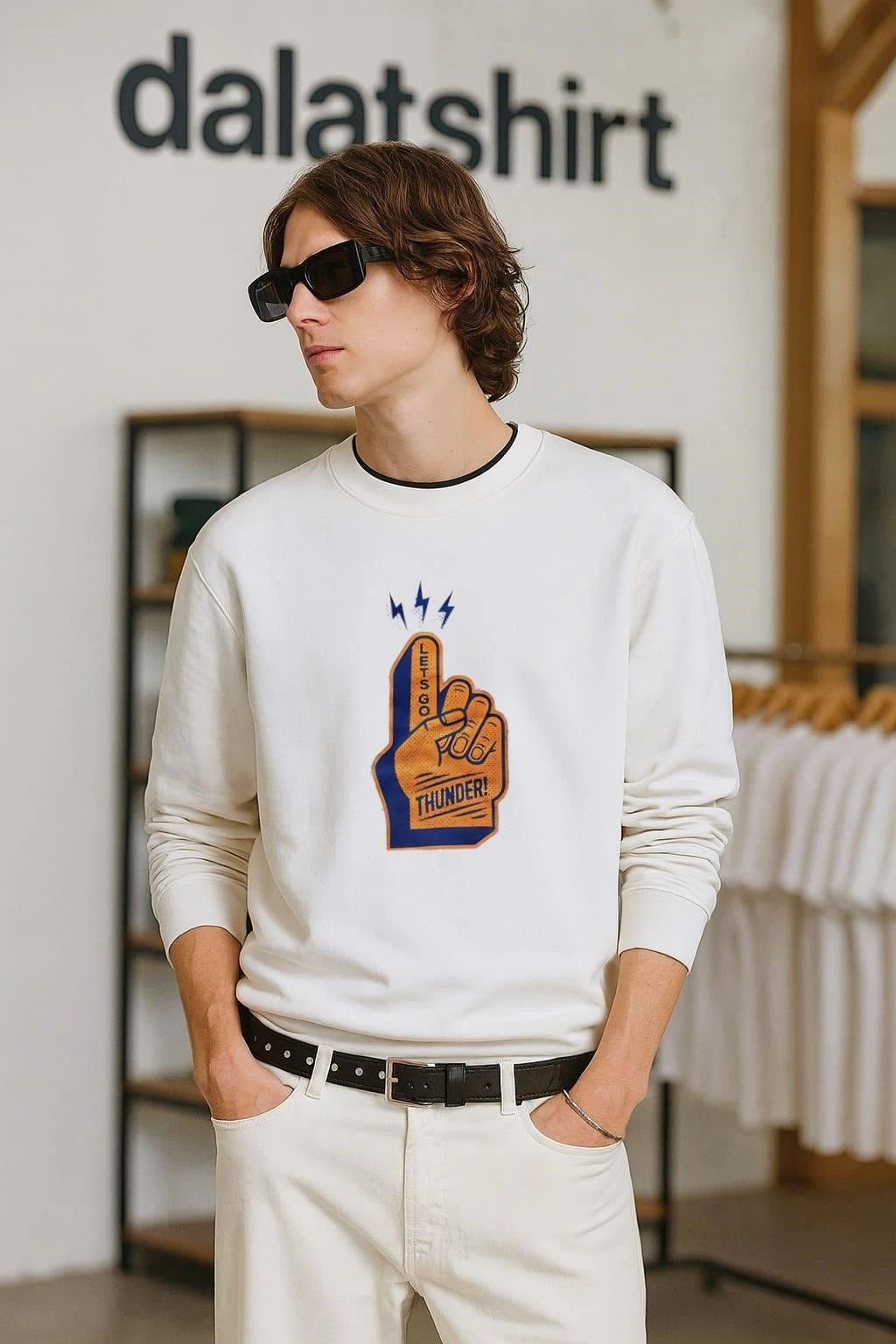Hand Let’s Go Thunder shirt