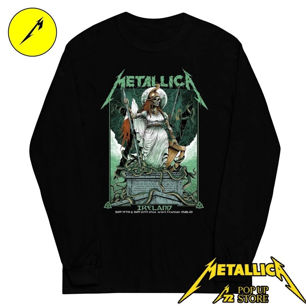 Metallica at Aviva Stadium in Dublin, Ireland, on June 19, 2026 Poster T-Shirt
