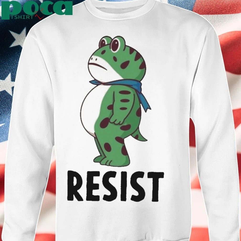 Resist Portland Frog T-Shirt Cartoon T-shirt