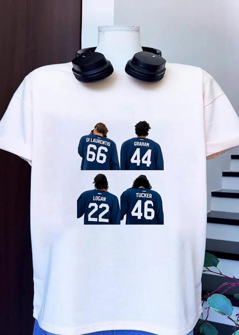 Di Laurentis 66 Graham 44 Logan 22 TTucker 46 The Hockey Guys Jersey shirt