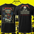 Special Edition Metallica EU Tour Shirt – M72 World Tour 2026 Glasgow, Scotland 25th June 2026 Wolf Skull Jack