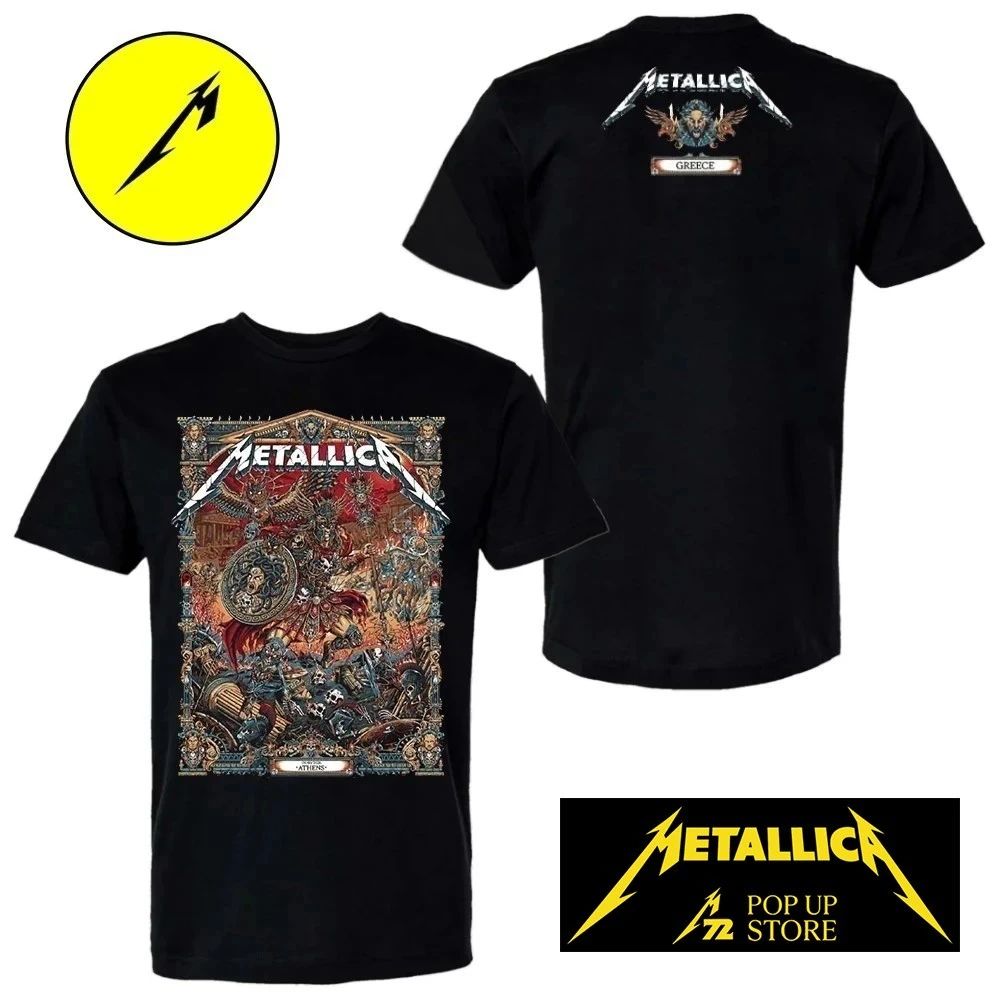 Metallica M72 Athens Merch limited-edition poster by Juan Ma Orozco Shirt