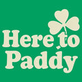 Here to Paddy St. Patrick's Day Shamrock Pun