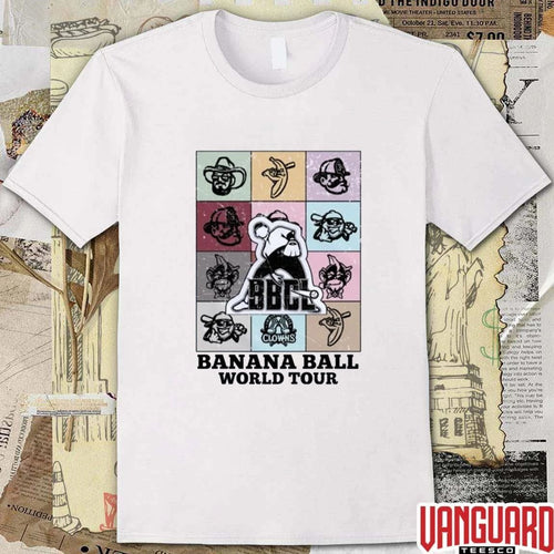 2026 Savannah Bananas Banana Ball World Tour t-shirt