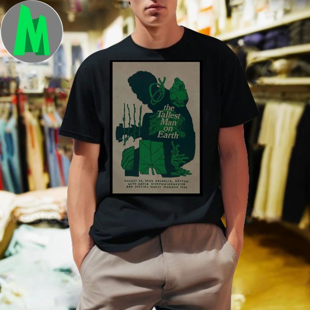 The Tallest Man On Earth 8-23-2025 Dalhalla Rättvik Sweden Poster Shirt