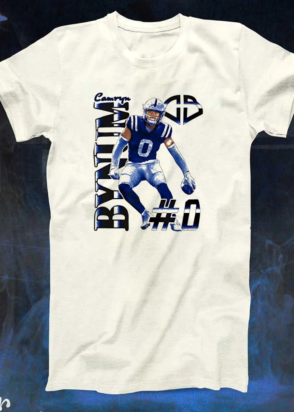 Camryn Bynum DB Colts Number 0 Football Shirt
