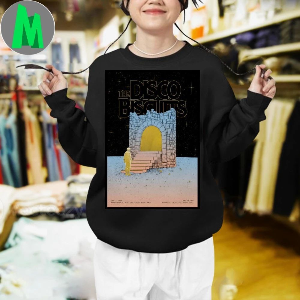The Disco Biscuits Dec 27 2025 College Street Music Hall in New Haven CT Poster Shirt