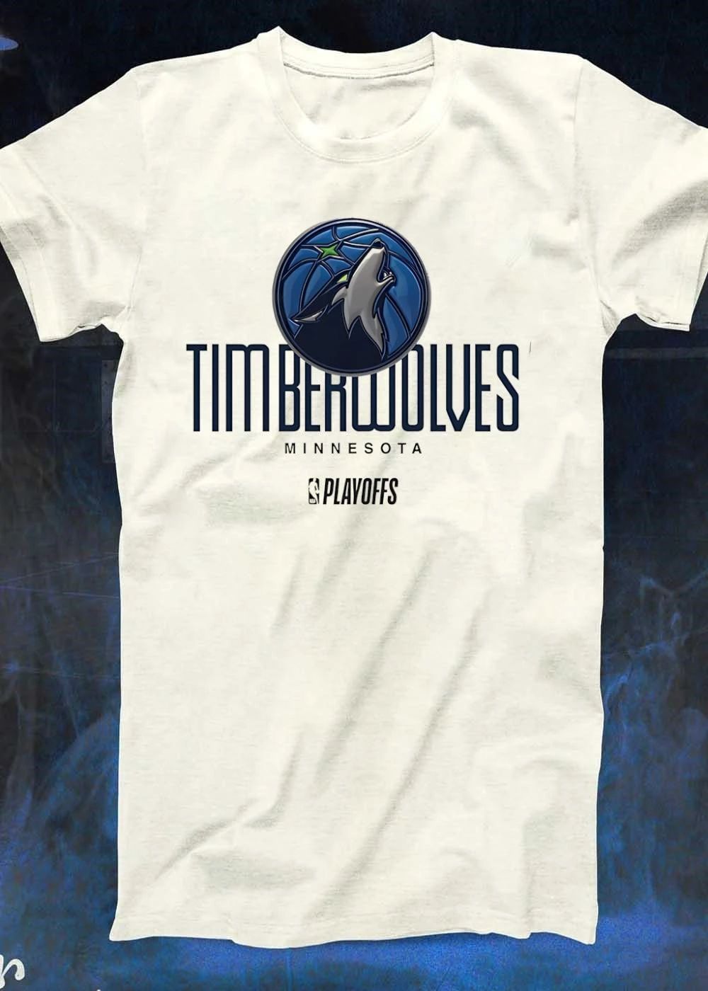 Minnesota Timberwolves NBA Playoffs White T-Shirt