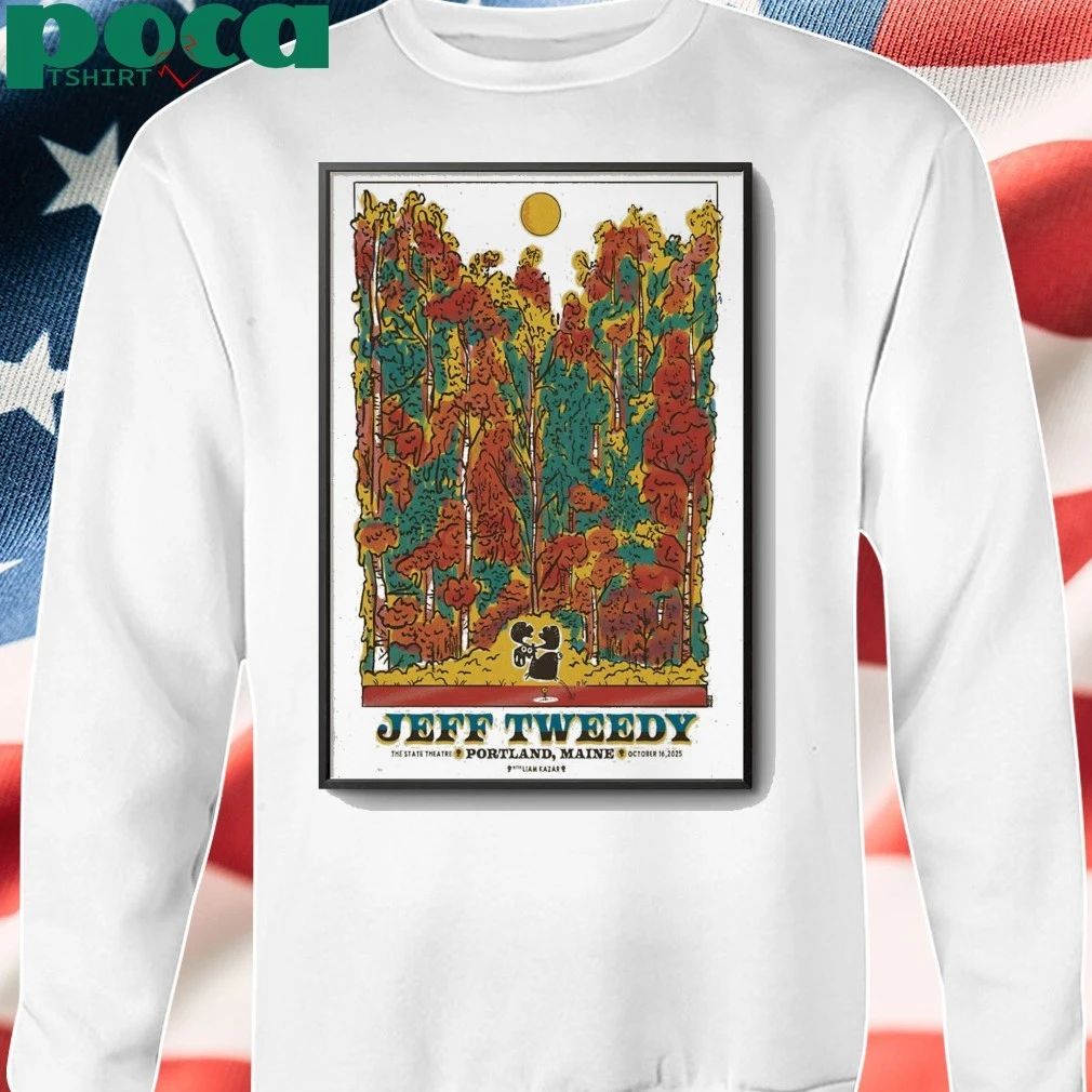 Jeff Tweedy Oct 16 2025 State Theatre in Portland Maine Poster shirt