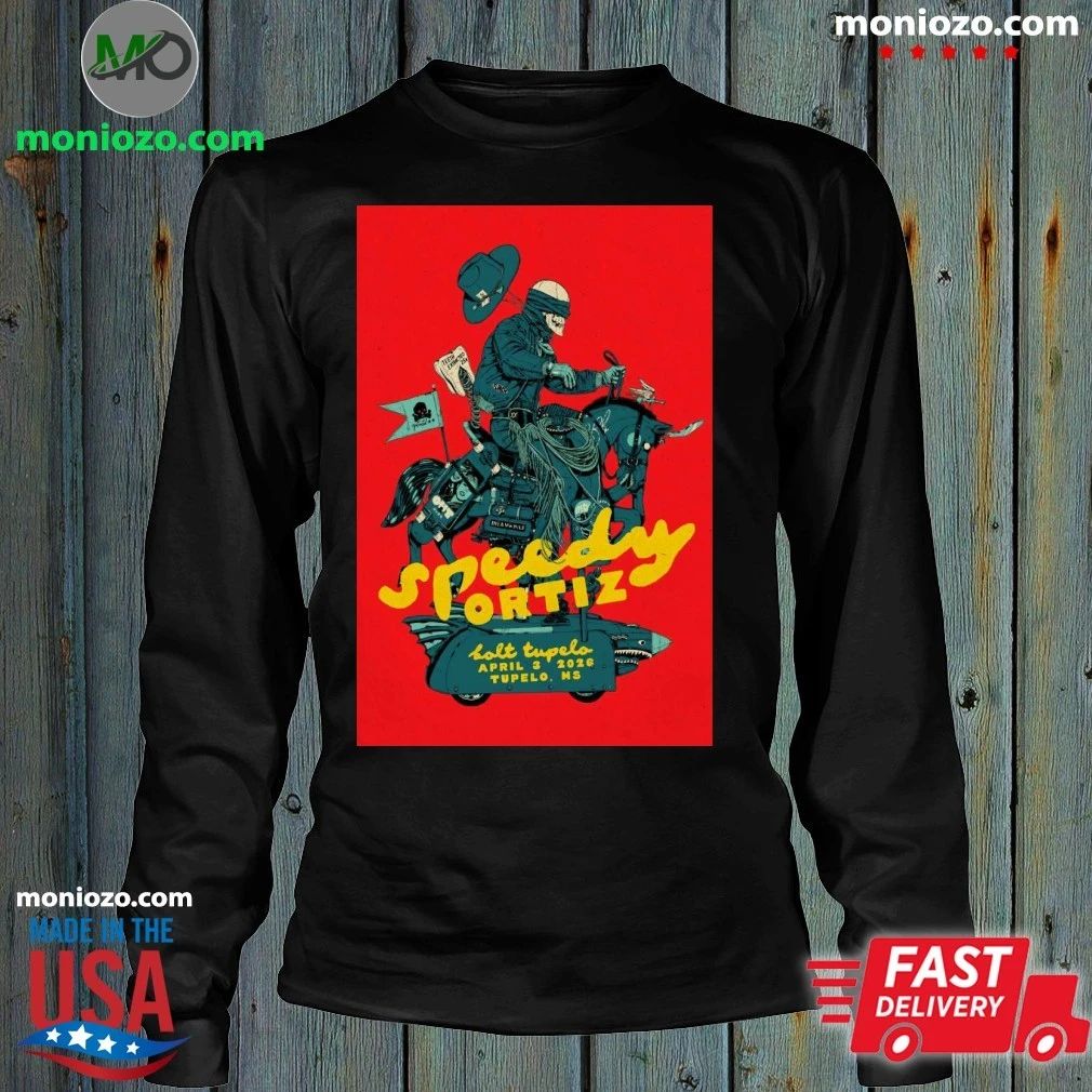 Original Speedy Ortiz Concert Tour at Bolt Tupelo April 3, 2026 Poster Graphic T-Shirt