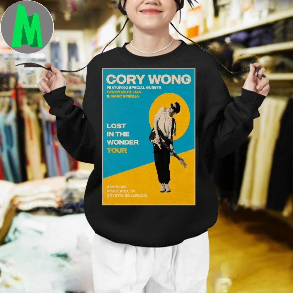 Cory Wong Apr 20 2026 Portland Tour Poster Shirt