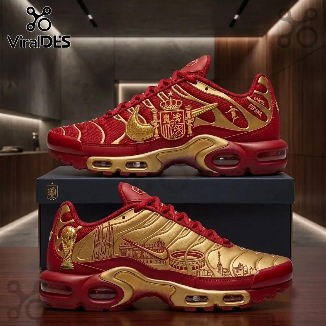 Spain National Team World Cup Air Max Plus Shoes
