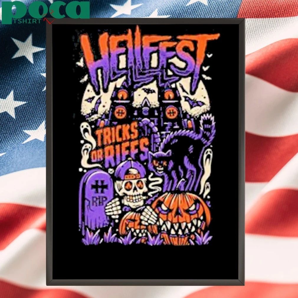 Hell Fest 2025 Halloween Tee Tricks Of Riffs shirt