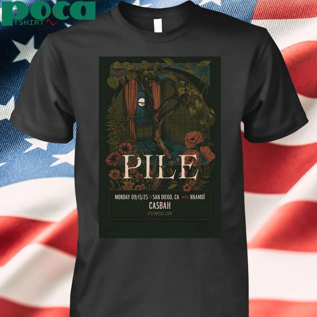 Pile Sep 15 2025 The Casbah In San Diego CA Poster T-shirt