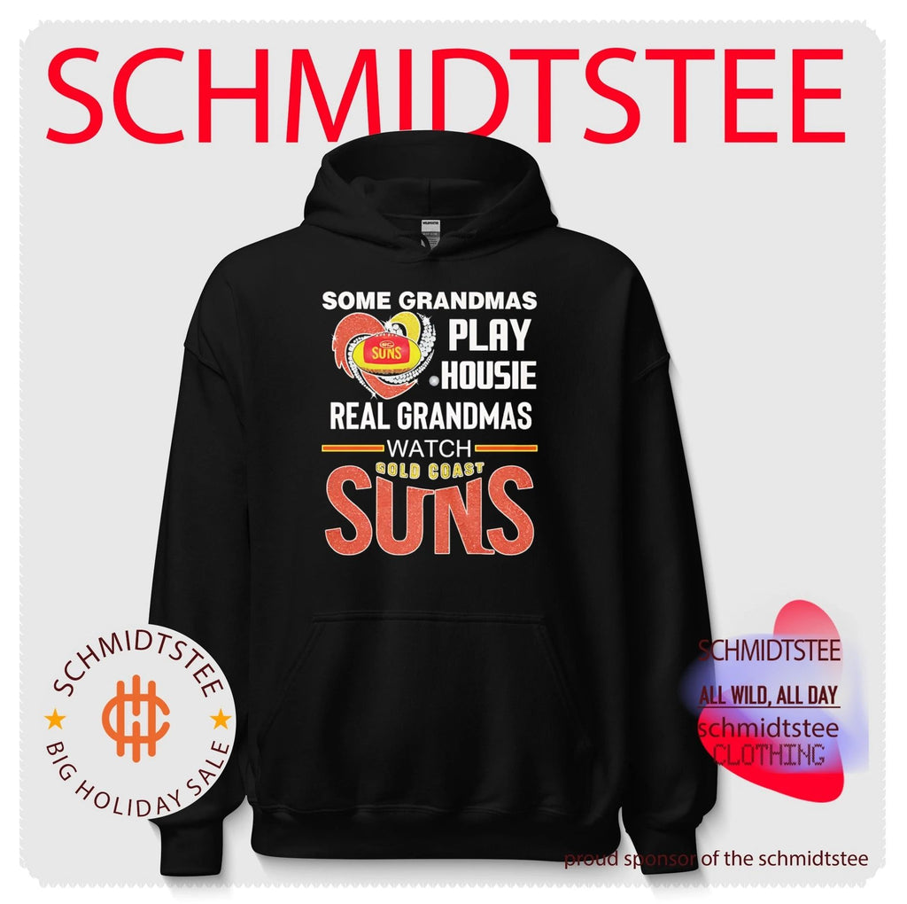 Some grandmas play housie real grandmas watch Gold Coast Suns shirt