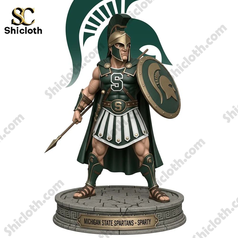 Michigan State Spartans Sparty Desktop Figure Pop Doll