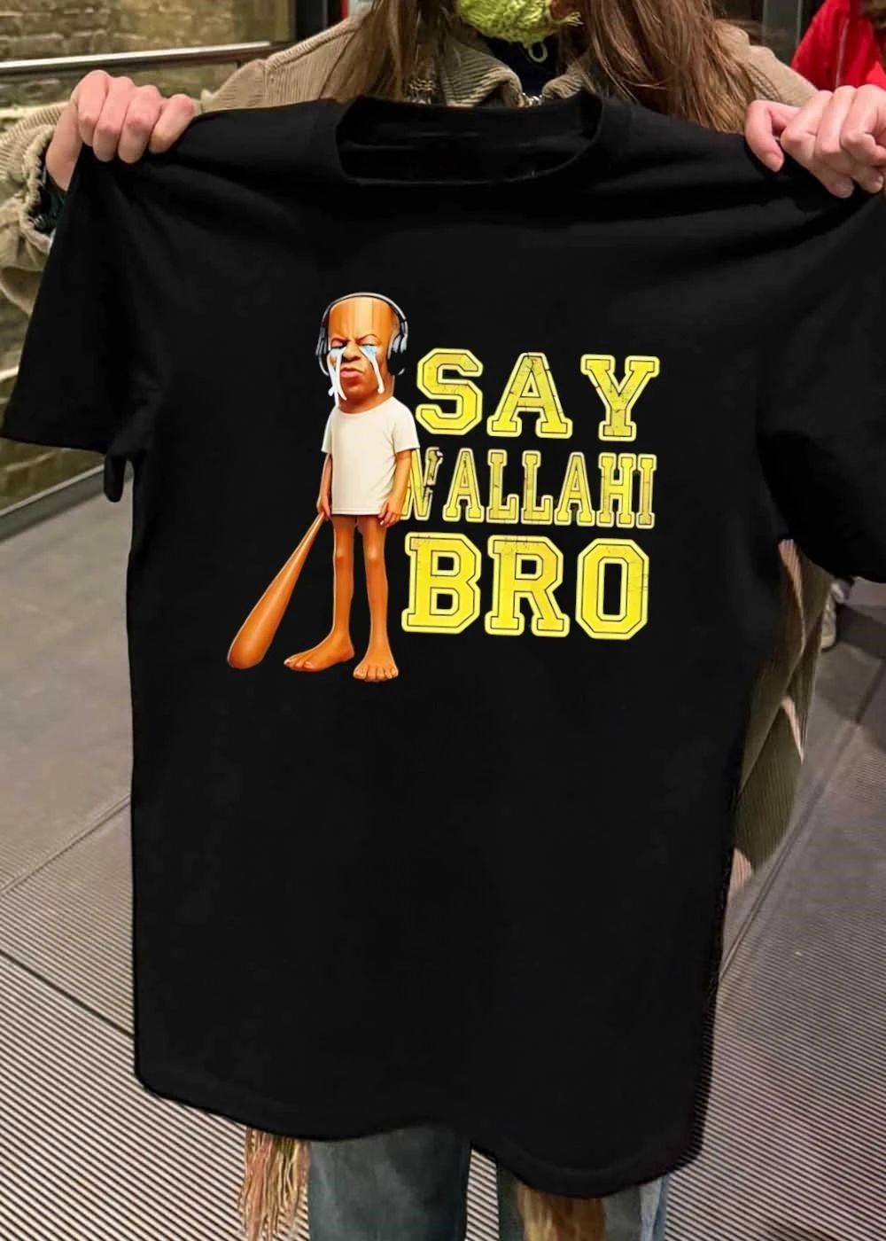 Tyler The Creator Crying Say Wallahi Bro Baseball Bat shirt