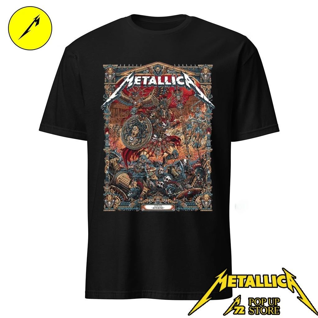 Metallica Limited edition poster at Athens pop-up shop Shirt