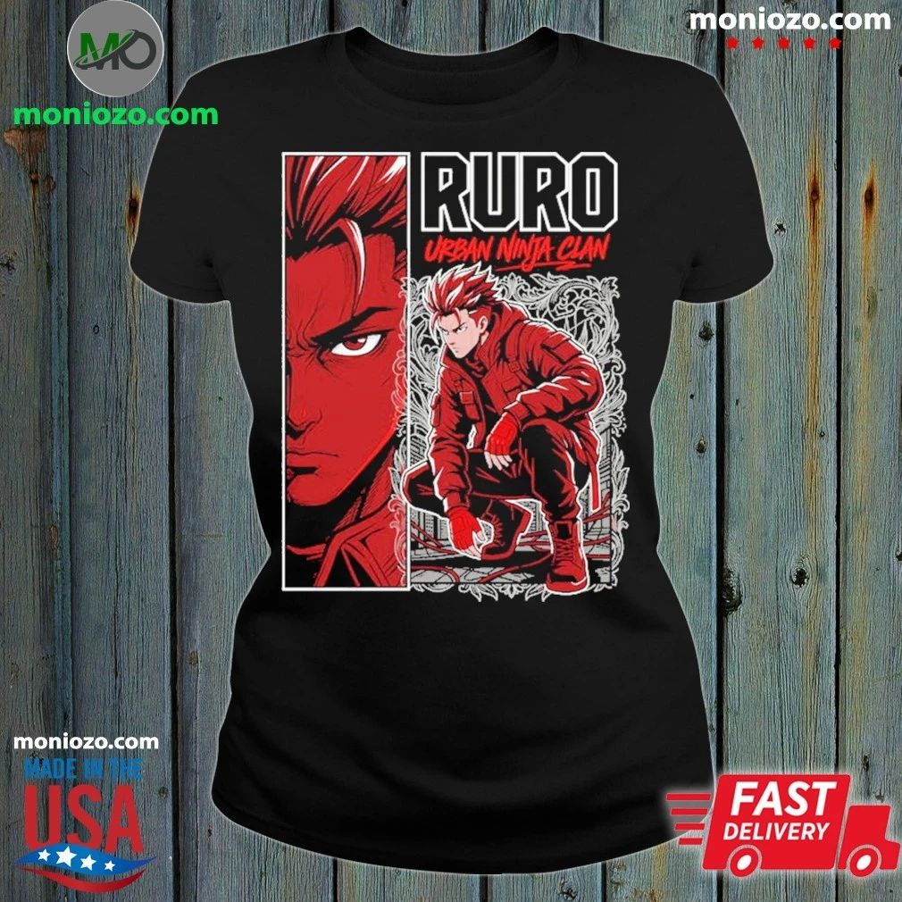 Original RURO Urban Ninja Clan Edgy Techwe Shirt