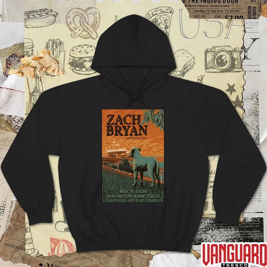 Zach Bryan Pop-Up Shop Now Huntington Bank Field Cleveland OH May 9 2026 Poster t-shirt