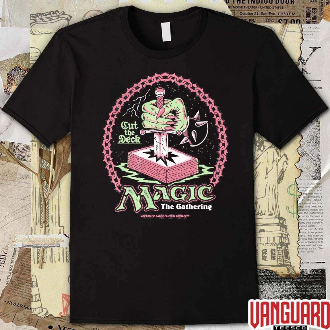 Magic The Gathering Cut The Deck Wizard Of Barge Fantasy Brigade t-shirt