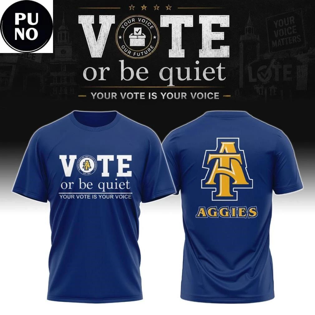 North Carolina A&T Aggies Vote Your Voice 2026 Shirt