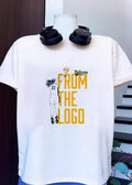Indiana Basketball Player Jumping for Shot From the Logo Shirt