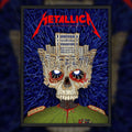 Metallica M72 Bucharest Poster at Arena Națională, Romania May 13, 2026 Skull Palace by Matei Apostolescu