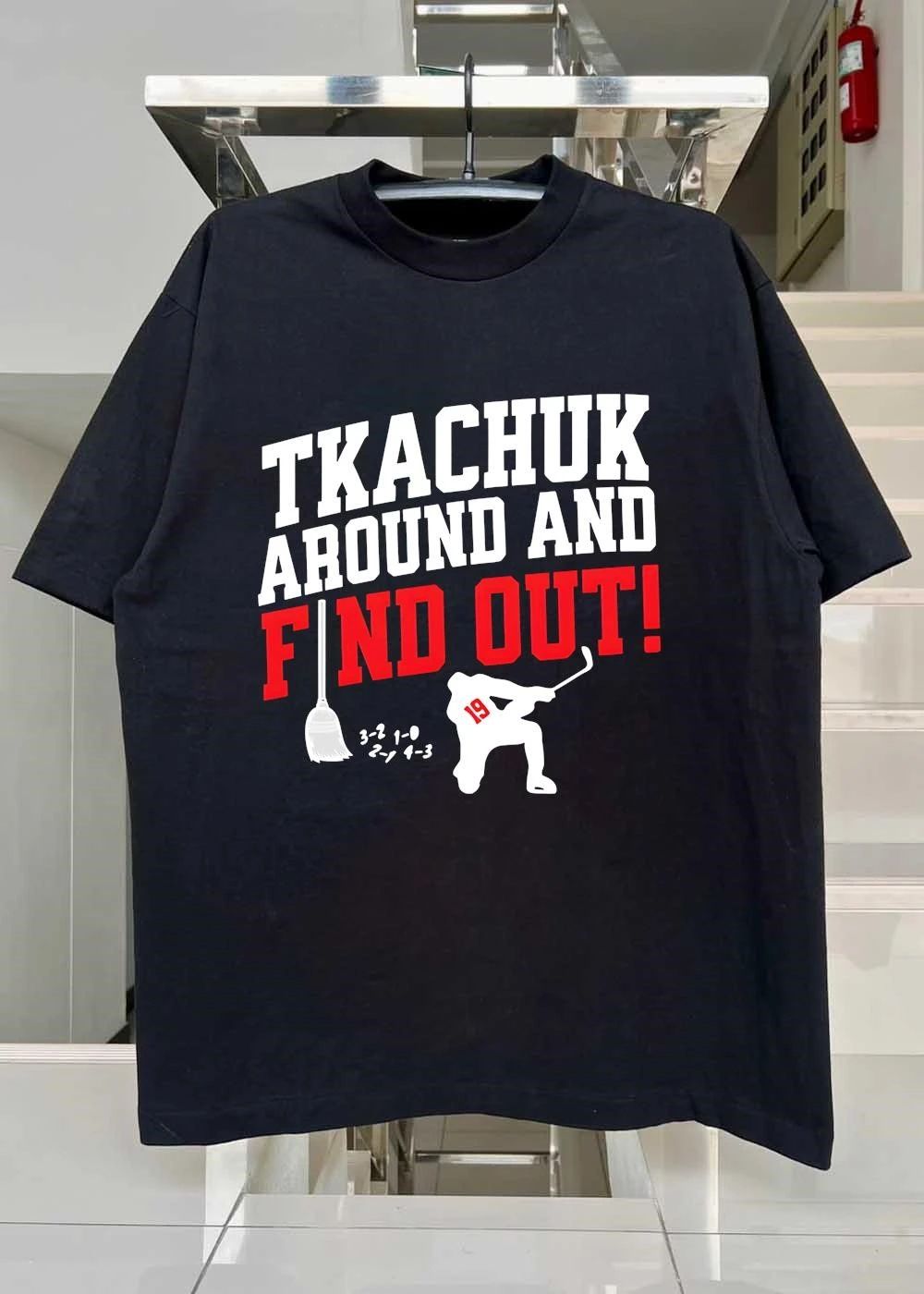 Tkachuk Around And Find Out 19 hockey shirt