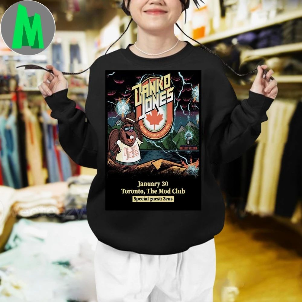 Danko Jones Jan 30 2026 The Mod Club In Toronto ON Poster Shirt