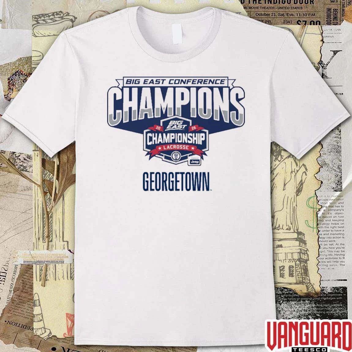 Georgetown Men’s Lacrosse 2026 Big East Conference Champions t-shirt