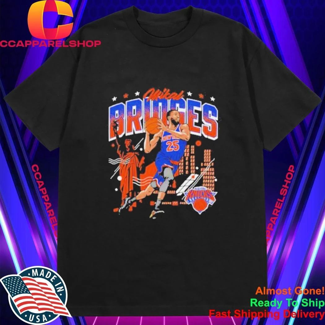 Mikal Bridges New York Basketball Icon Vintage Style Shirt